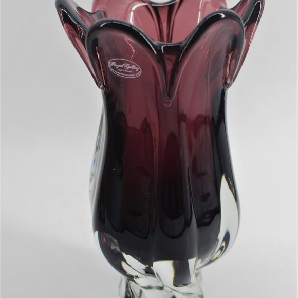 Royal Gallery Accents Royal Gallery Blown Glass Vase Made In Poland